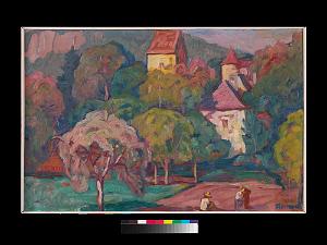 AUGUSTIN FERRANDO 1880-1957 Ferrando-005 Aux environs d'Annecy